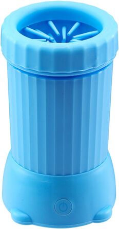 Автоматичний мийник лап для собак, USB, для дому, середні та великі породи, цуценята, блакитний