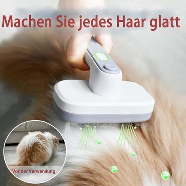 Професійна щітка для шерсті домашніх тварин Pet Ion Brush з подвійним іонним генератором - самоочисна щітка для собак та котів, м'яке розплутування шерсті та підшерстя, для короткої та довгої шерсті (1 шт)