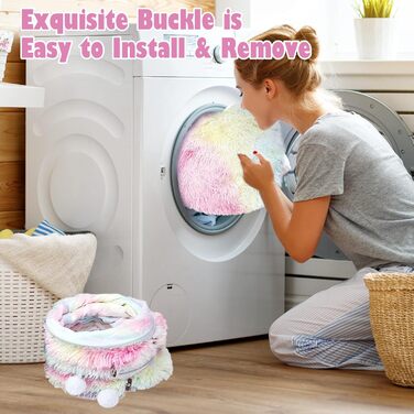 Туннель для котів, великий, з місцем для сну та лежаком, 2 входи, котяча печера, підвісні кульки, тунель для кота, кольоровий