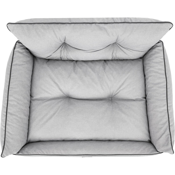 Лежанка для собак Joker Gesteppt: велика, середня, маленька - лежанка-кошик, лежанка-софа для собак різних розмірів. Розміри: L - 106 x 80 см, S - 64 x 49 см. Матеріал: штучна замша. Легко чиститься.