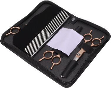 Набір ножиць для грумінгу собак та котів з нержавіючої сталі, безпечні закруглені кінчики