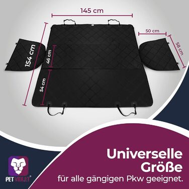 Килимок для собак у багажник авто, 145 x 147 см, XXL