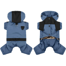 Зимовий теплий костюм для ляльки (43 см) з капюшоном, 4 ноги
