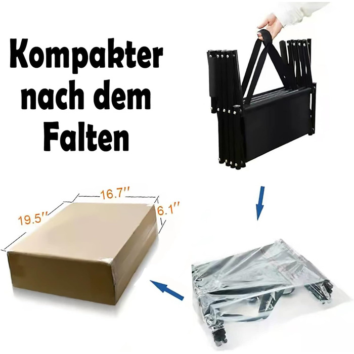 Рампа для собак, складана, до 60 кг, захист суглобів, для великих та маленьких собак, легко складна, для дому