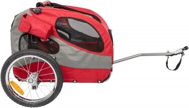 PetSafe Happy Ride Алюмінієвий велопричіп для собак з сітковим вікном та відбивачами, розмір M (до 13,6 кг)