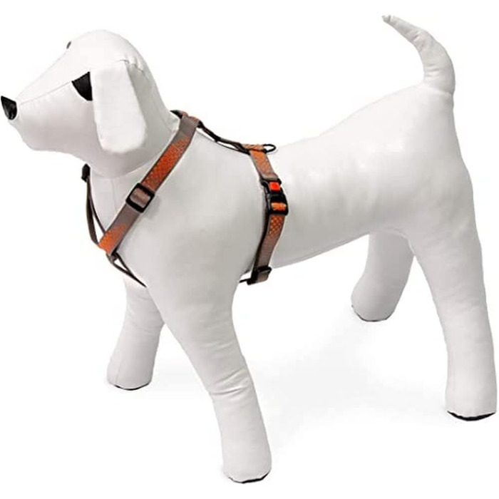 Нашийник Karlie Art Sportiv Plus для собак, розмір L (90-120 см), ширина 25 мм, XL (15 мм), сірий з точками