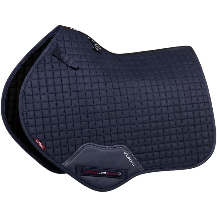 Вальтрап LeMieux Prosport Lustre для конкурної сідловки, квадратний, із D-кільцями, малий/середній, темно-синій