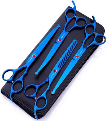 Набір для грумінгу тварин: 4 професійні ножиці з нержавіючої сталі для собак, котів та інших домашніх улюбленців