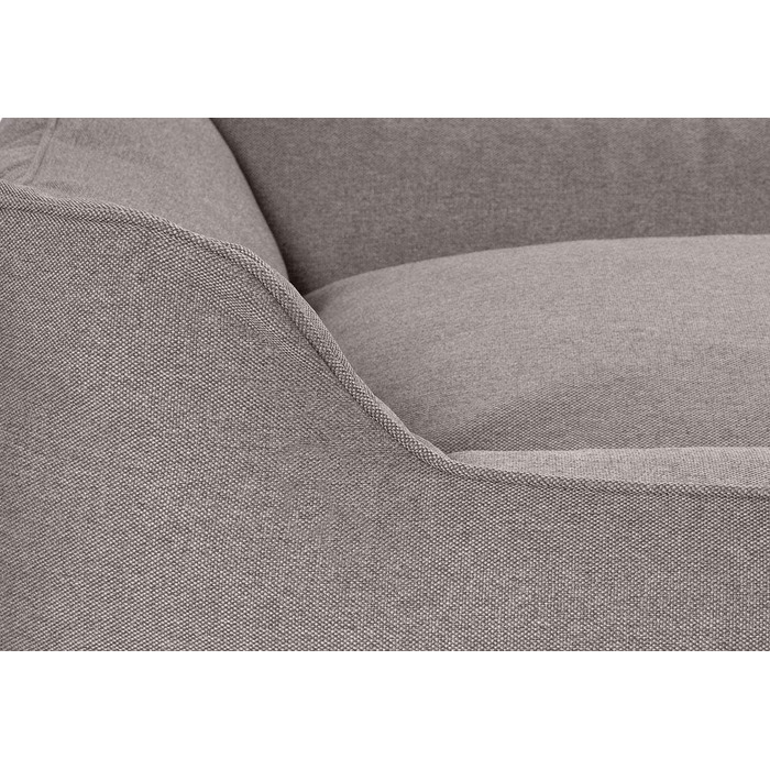 Крісло-ліжко для собак Crispino з велюру, ручної роботи, сірого кольору, розмір M-L, 85 x 63 см. Знімний чохол, легко миється. Підходить для великих, середніх та малих собак.