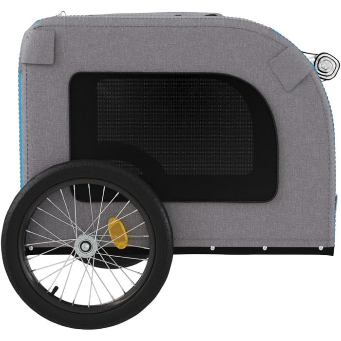 Причіп для велосипеда ZEYUAN для собак, блакитний та сірий, Oxford-тканина та сталь