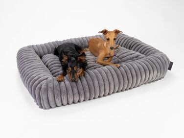 TrendPet Бісквітне ліжко для собак (Сірий, L)