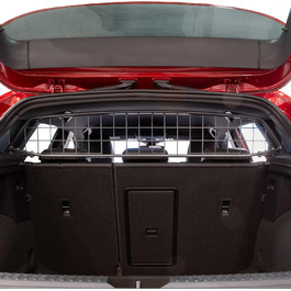 Сітка-перегородка для собак Travall для SEAT Leon (2020-): автомобільна сітка для собак, захист багажника, міцне сталеве плетіння