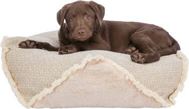 Ліжко для собак та котів TRIXIE Boho, 70x70 см, бежеве - знімний, пральний чохол