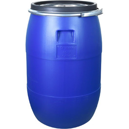 Ферментаційна бочка з кришкою 85 л, з нержавіючої сталі, з широкою горловиною, для бродіння, універсальна бочка, садова бочка, харчова, блакитна