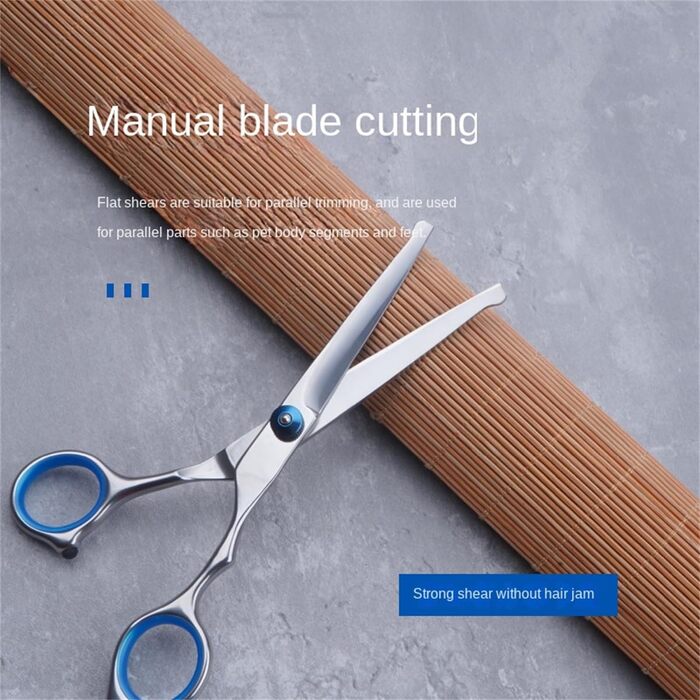 Набір професійних ножиць для собак, 5 в 1, з нержавіючої сталі, для грумінгу собак, котів та інших домашніх тварин. Включає: ножиці для фінішу, 2 вигнуті, 1 пряма, гребінець для грумінгу. Для догляду за всім тілом, обличчям, носом та вухами.