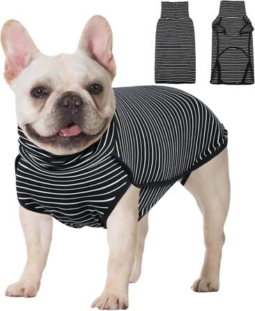 Теплий флісовий пуловер для собак, чорний, розмір S. Зручний зимовий одяг для маленьких, середніх та великих собак. Ідеальний для прогулянок у холодну погоду.