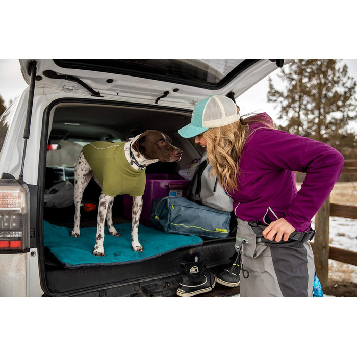 Ліжко для собак RUFFWEAR Mt Bachelor Pad M, темно-зелене, туристичне, складне, для кемпінгу та подорожей