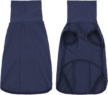 Світшот для собак Heywean з флісу, теплий пуловер для маленьких та середніх собак, зимовий одяг для дому та вулиці, M (упаковка з 1), темно-синій