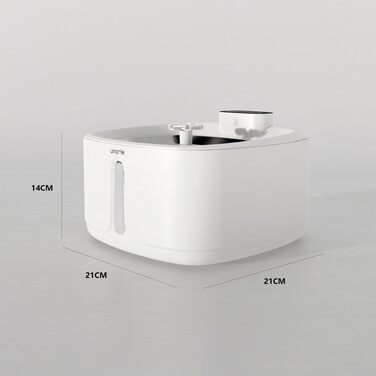 Бездротовий питний фонтан для котів з датчиком руху, автоматична поилка для котів