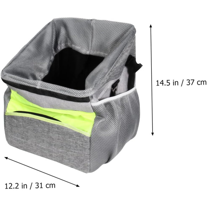 Фаркоп для велосипеда Toddmomy для тварин: дихаючий оксфорд, знімний ручка, складана переноска для собак та котів