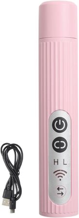 Шліфувальник для собачих кігтів | 3-ступеневий акумуляторний портативний LED | Шліфувальник кігтів для собак - для дорослих, сім'ї, друзів (рожевий)