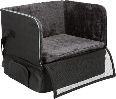 Автокрісло Trixie 1322 для собак, чорне, 45x38x37 см