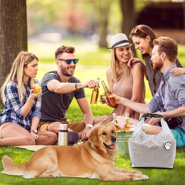 Набір для подорожей з кормом для собак, 2 шт, водонепроникний, 10 кг. Ідеально для кемпінгу, готелів для собак та подорожей