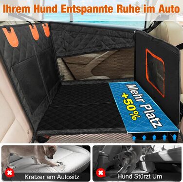 Автокрісло для собак X XBEN Extra Stable: просторе, водонепроникне, з вікнами та високою міцністю