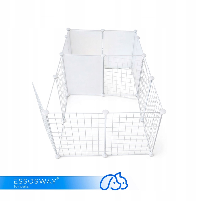 Вольєр для кролика та морської свинки Essosway, 46 x 124 x 72 см