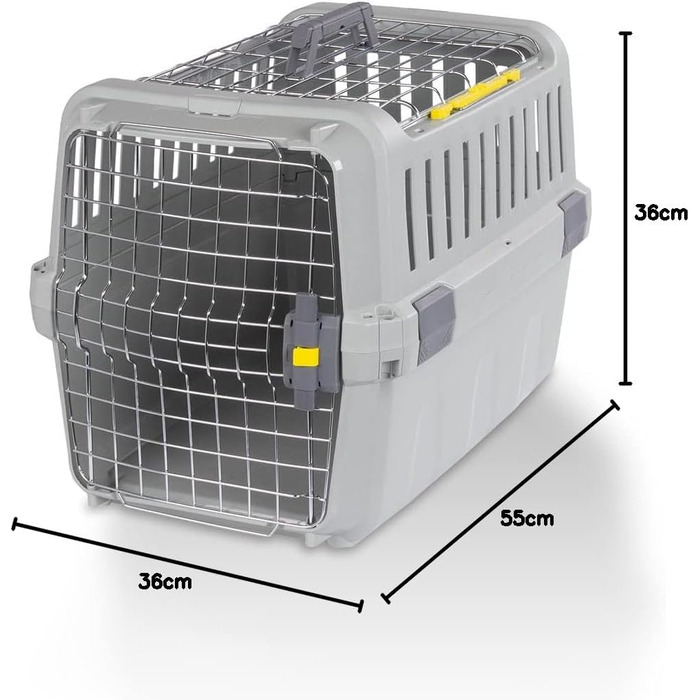Транспортна переноска для собак Knuffelwuff Interstate S, 55 x 36 x 36 см