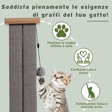 Стовпчик для дряпання котів Ultimate Heavy Duty, велика римська колона, сірий, 40x40x78 см