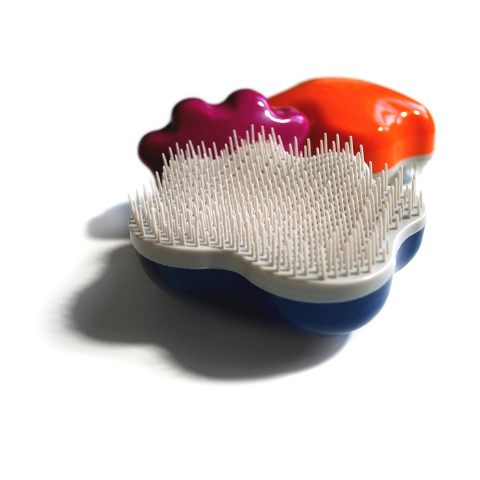 Масажна щітка для собак та котів з довгим та коротким волоссям, 10,2 см, Royal Relief Blue