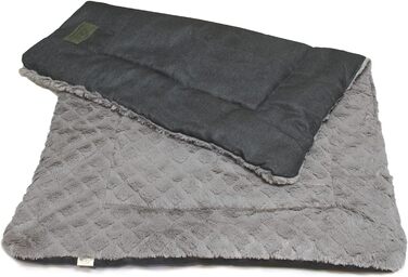 Килимок для собак KaraLuna 80 x 55 см, для дому та подорожей, миється, 3 розміри, м'який, коричневий