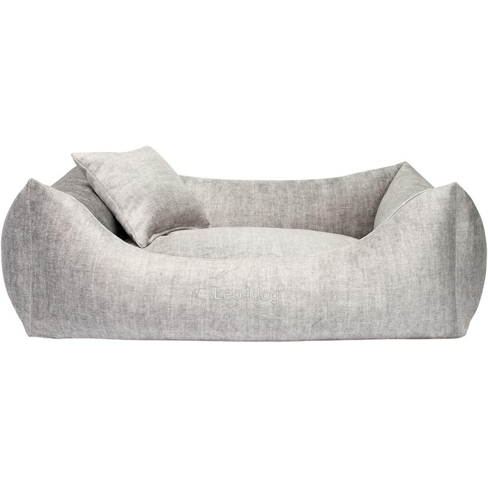 Софа для собак Vogue L 100x80 см, сіра, 5 розмірів, 5 кольорів, лежак, подушка, диван, корзина для собак