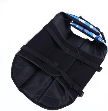 Рятувальний жилет для собак POPETPOP, регульований, дихаючий, з ручками та швидкою застібкою, XL, блакитний