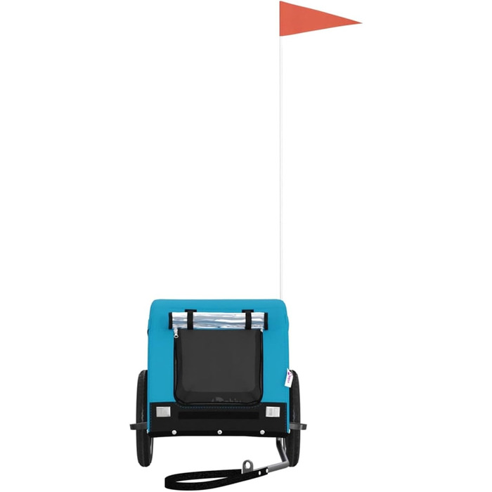 Фарм-причіп для велосипеда Gecheer, чорний, з оксфордської тканини, вантажопідйомність, для собак