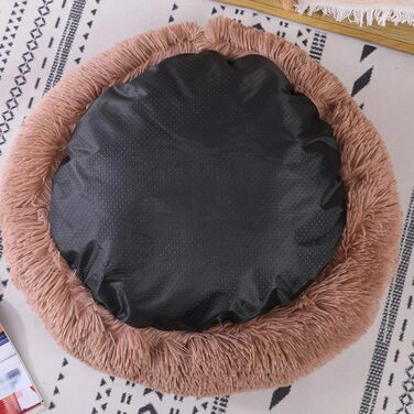 Кругле ліжко-бункер для собак та котів, 50 см, м'яке, зручне, легко миється | LOMUG