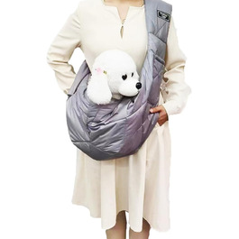 Сумка-переноска для собак та котів CYBERNOVA, 1-7 кг, тепла та вітронепроникна, з кишенею