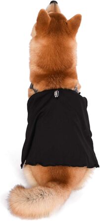 Нашийник для собак Дарт Вейдер, великий, чорний, без перетягування, з капюшоном | Star Wars, косплей для собак