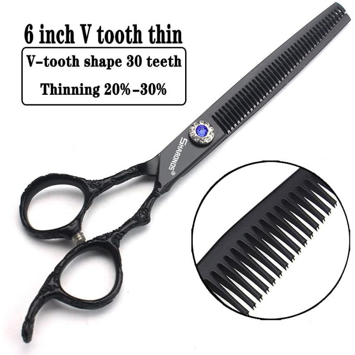 Професійні ножиці для перукарів 6/7 дюймів з візерунком троянд, комплект 2 шт., японська сталь