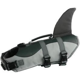 Світшот для собак HALAWAKA, професійний жилет для плавання, тренувальний одяг для тварин, з ручкою для підйому, косплей (XS, акула)