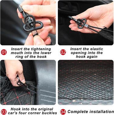 Сітка для собак у багажник авто: захисний бар'єр, 120x90 см