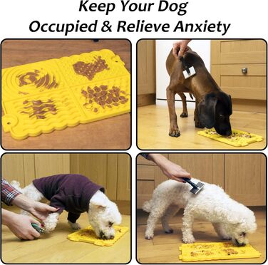 Mat для собак та цуценят Licky Leckmatten - повільне годування, міцний пластик, з присоскою