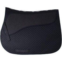 Підкова Rhinegold Druckpolster Volle Größe Schwarz - повний розмір, чорна