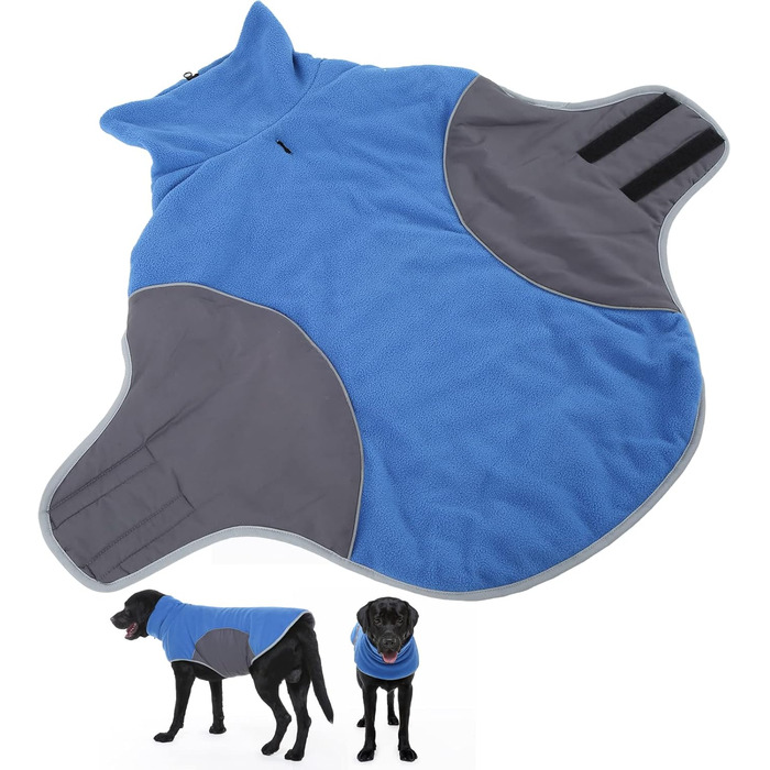 Зимовий теплий пуховик для собак, вітронепроникний, з капюшоном та на блискавці, для маленьких, середніх та великих порід