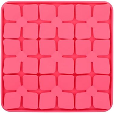 Мапа для повільного годування собак та котів, силіконова головоломка з присосками, рожевого кольору