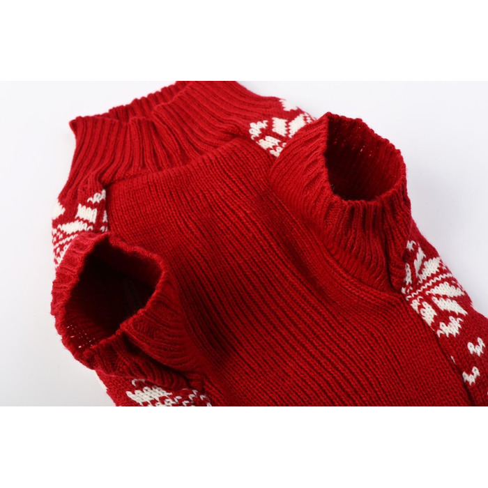 Святковий пуловер для собак з оленем, розмір XXL, довжина спини 58,4 см