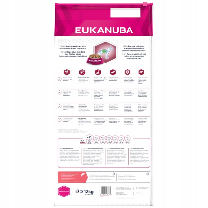 Сухий корм для собак Eukanuba з лососем, 12 кг