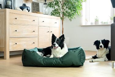 Лежак для собак BedDog Zara XXXL, знімний і праний чохол, подушка та корзина для великих собак