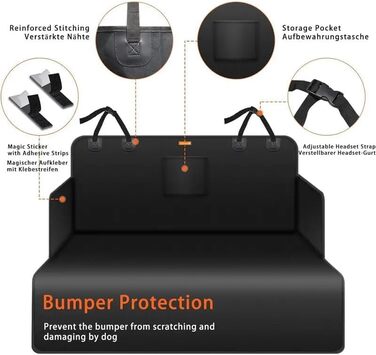 Захист для багажника автомобіля для собак Volvo V60 2-ге покоління (2019-2024) - водовідштовхуючий, стійкий до подряпин, з боковим захистом